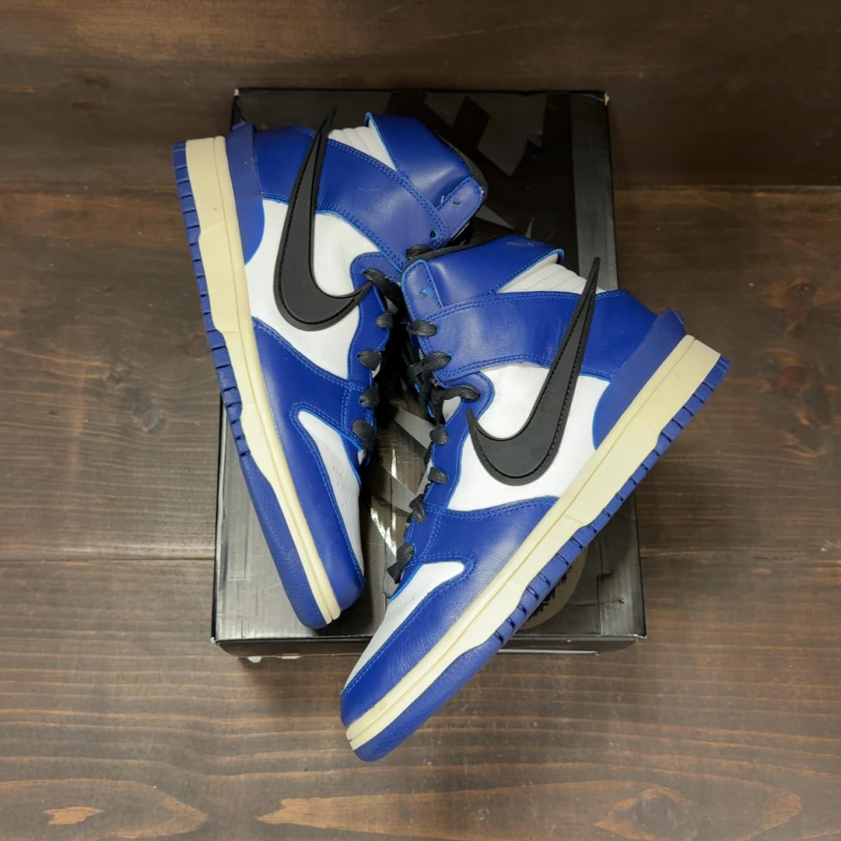 Nike Dunk High AMBUSH Deep Royal Size 7.5 (Pre-Owned) - back