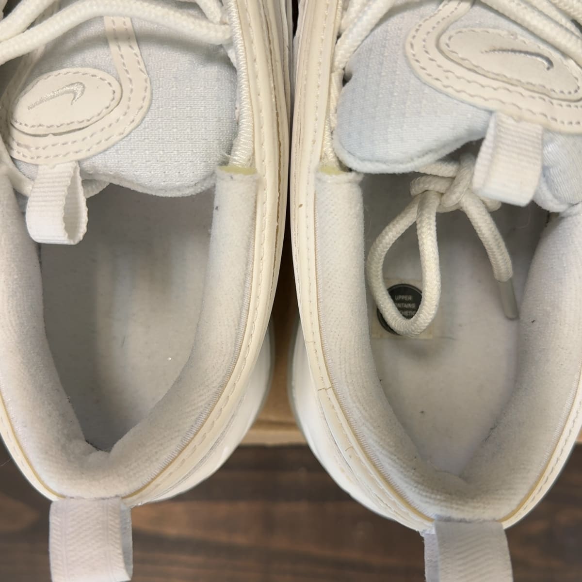 Nike Air Max 97 White Metallic Silver (GS) Size 6.5Y (Pre-Owned) - aux