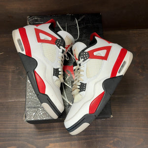 Jordan 4 Retro Red Cement Size 9.5 (Pre-Owned) - back