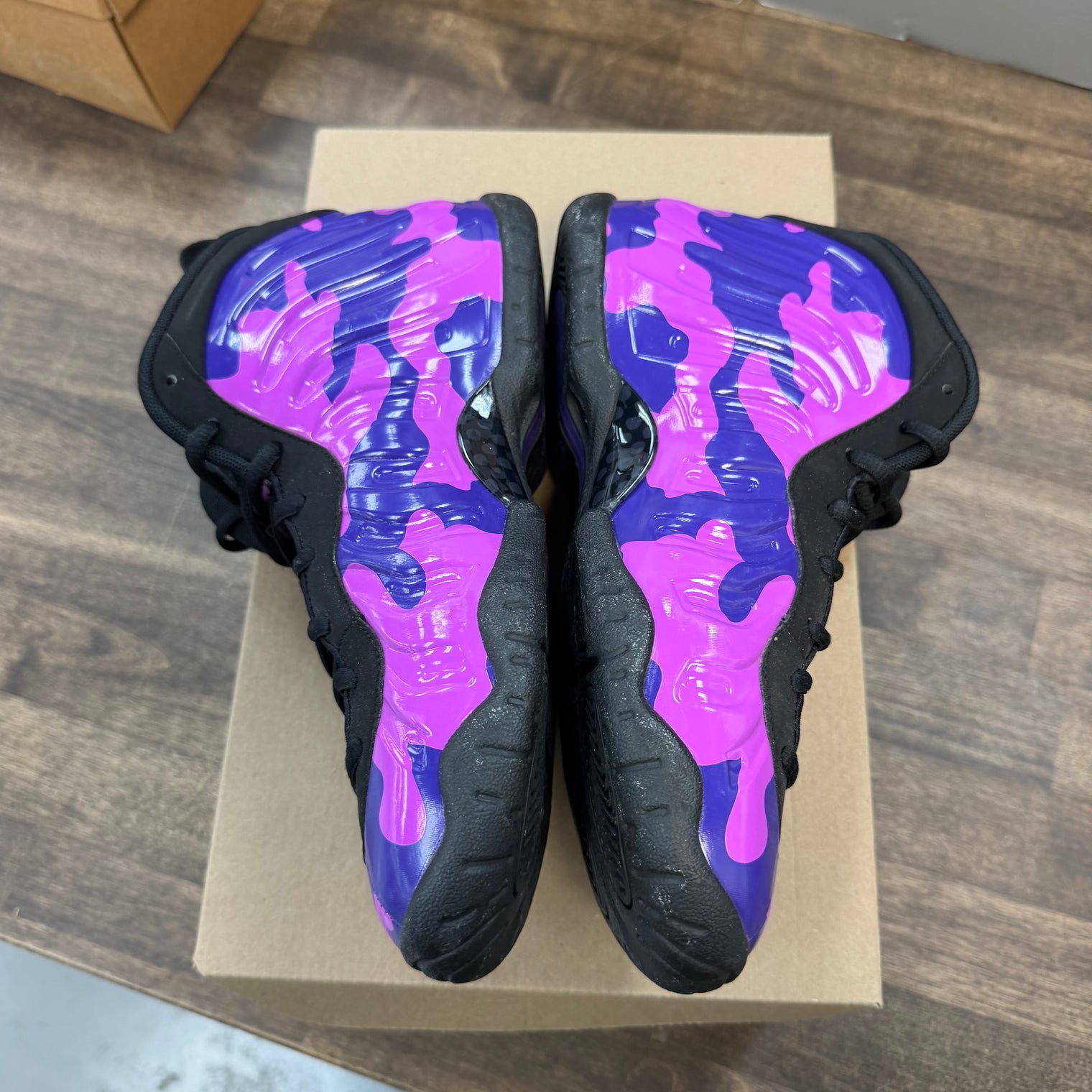Purple Camo Foamposite One (Lightly Worn, No Box)