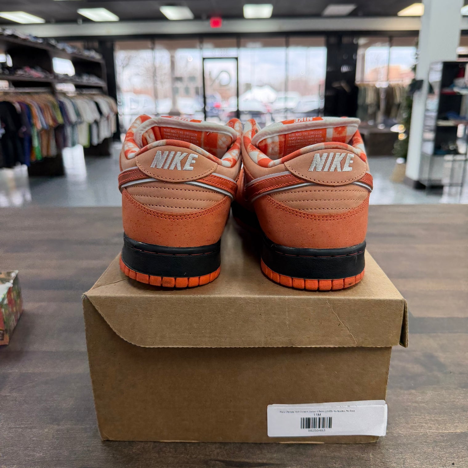 Nike SB Dunk Low Orange Lobster (USED, No Box)