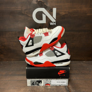 Jordan 4 Retro Fire Red (2020) Size 7.5 (Pre-Owned) - front