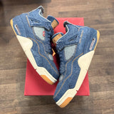 Jordan 4 Retro Levi's Denim (Tag with Levi's Logo) - Image 1