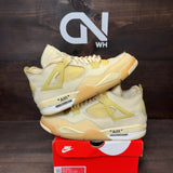 Jordan 4 Retro Off-White Sail (Women's) Size 12W (Pre-Owned) - Image 1