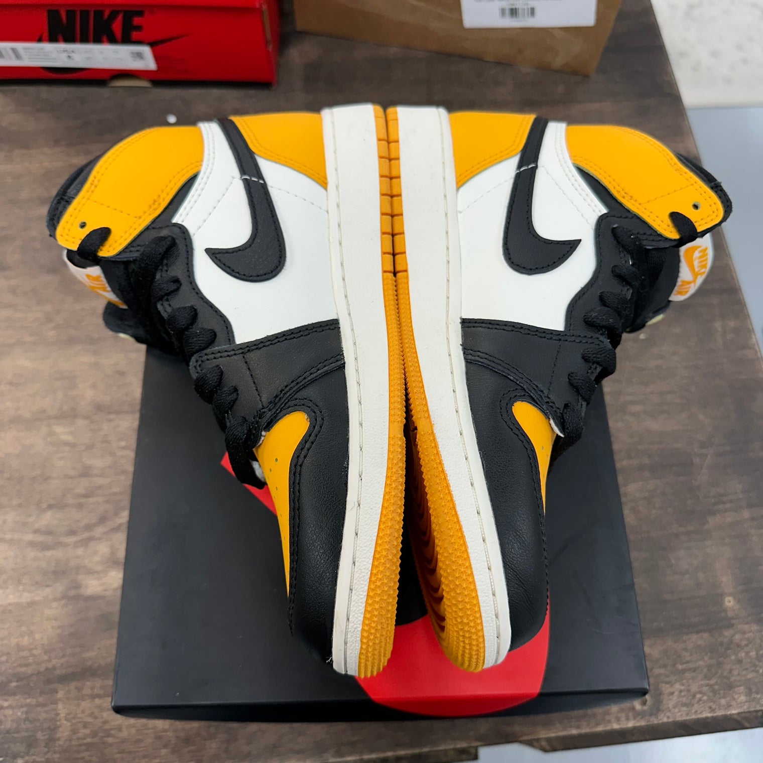 Taxi Yellow Toe Jordan 1 High (GS) (USED)
