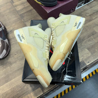 Off-White Sail Jordan 4 Retro (W) (USED)