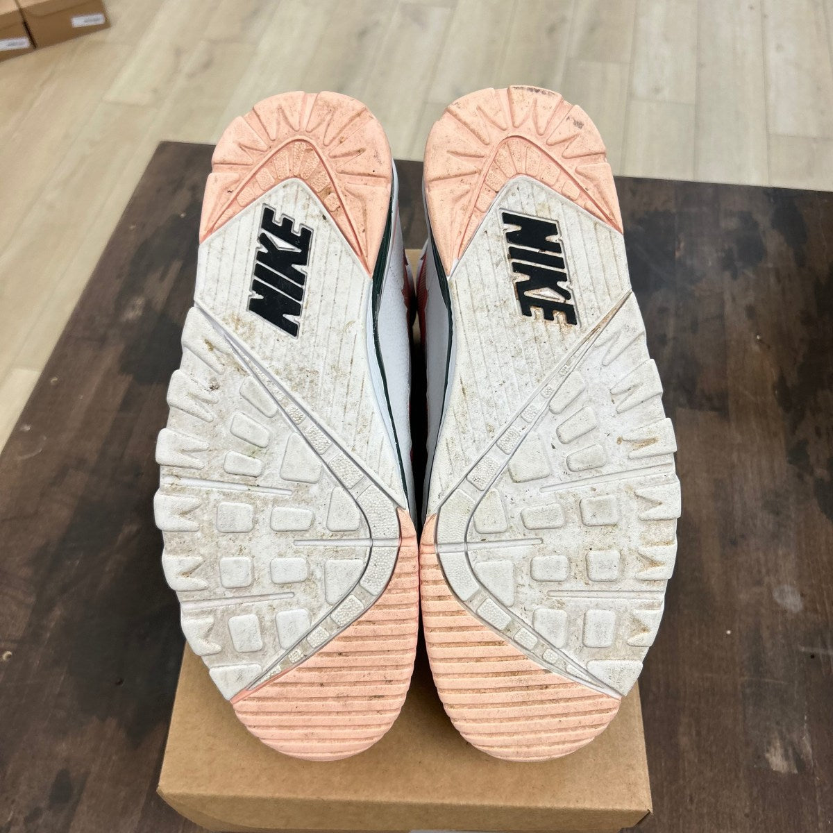 Nike Air Trainer SC High White Pink Green Size 11.5 (Pre-Owned) - Image 5