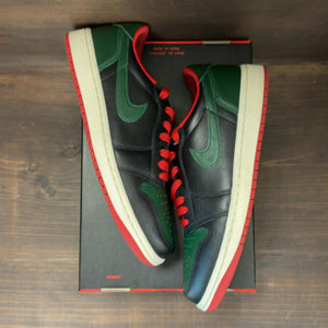 Jordan 1 Retro Low OG Gorge Green Varsity Red (Women's) - Image 2