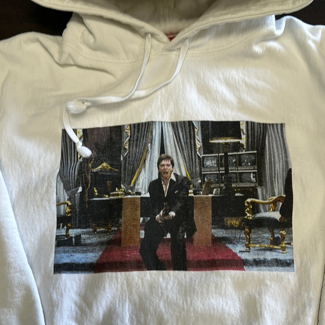 Supreme Scarface Hoodie White (Used)