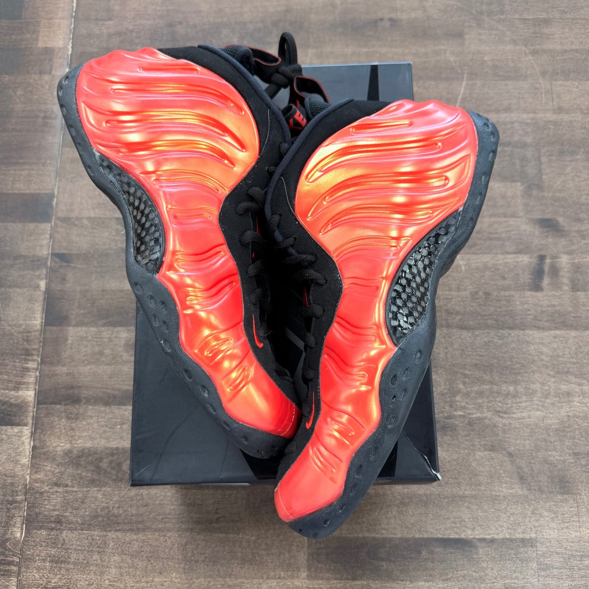 Nike Air Foamposite One Habanero Red - Image 1