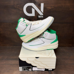 Jordan 2 Retro Lucky Green Size 9.5 (Pre-Owned) - front
