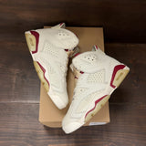 Jordan 6 Retro Maroon (2015) Size 8.5 (Pre-Owned) - front
