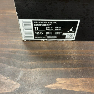 Jordan 4 Retro Thunder (2023) Size 11 (Pre-Owned) - aux