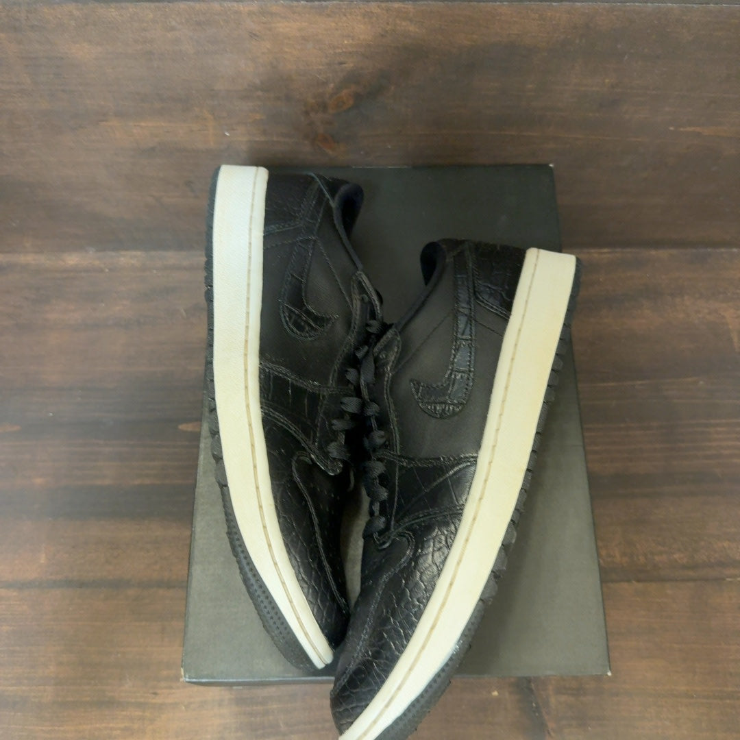 Jordan 1 Retro Low Golf Black Croc - Image 2