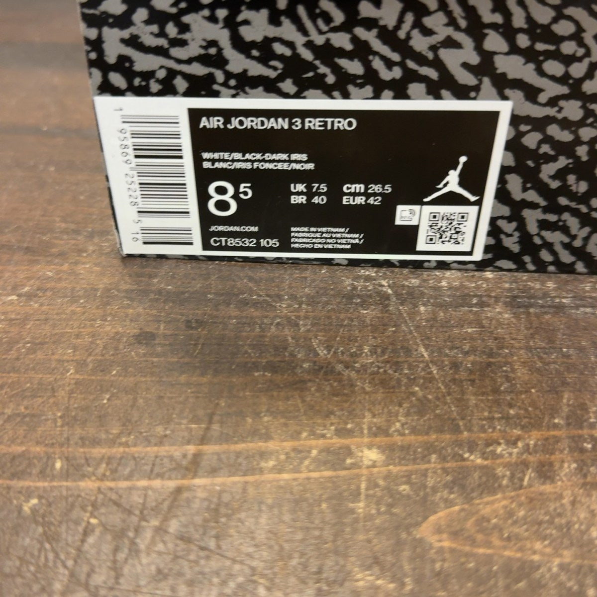 Jordan 3 Retro Dark Iris - Image 8