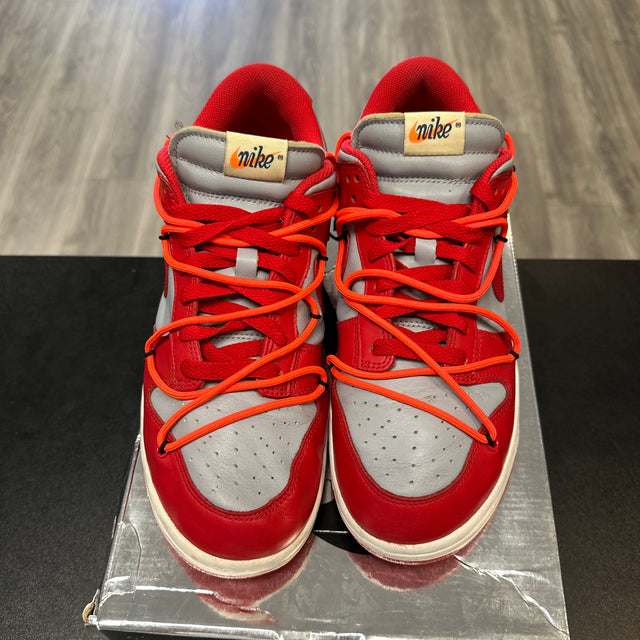 Off White x Nike Dunk Low University Red (USED)