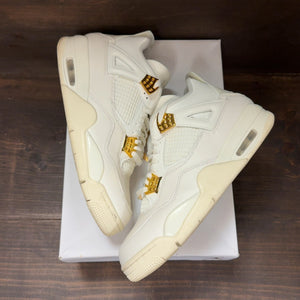 Jordan 4 Retro Metallic Gold (Women's) - Image 2