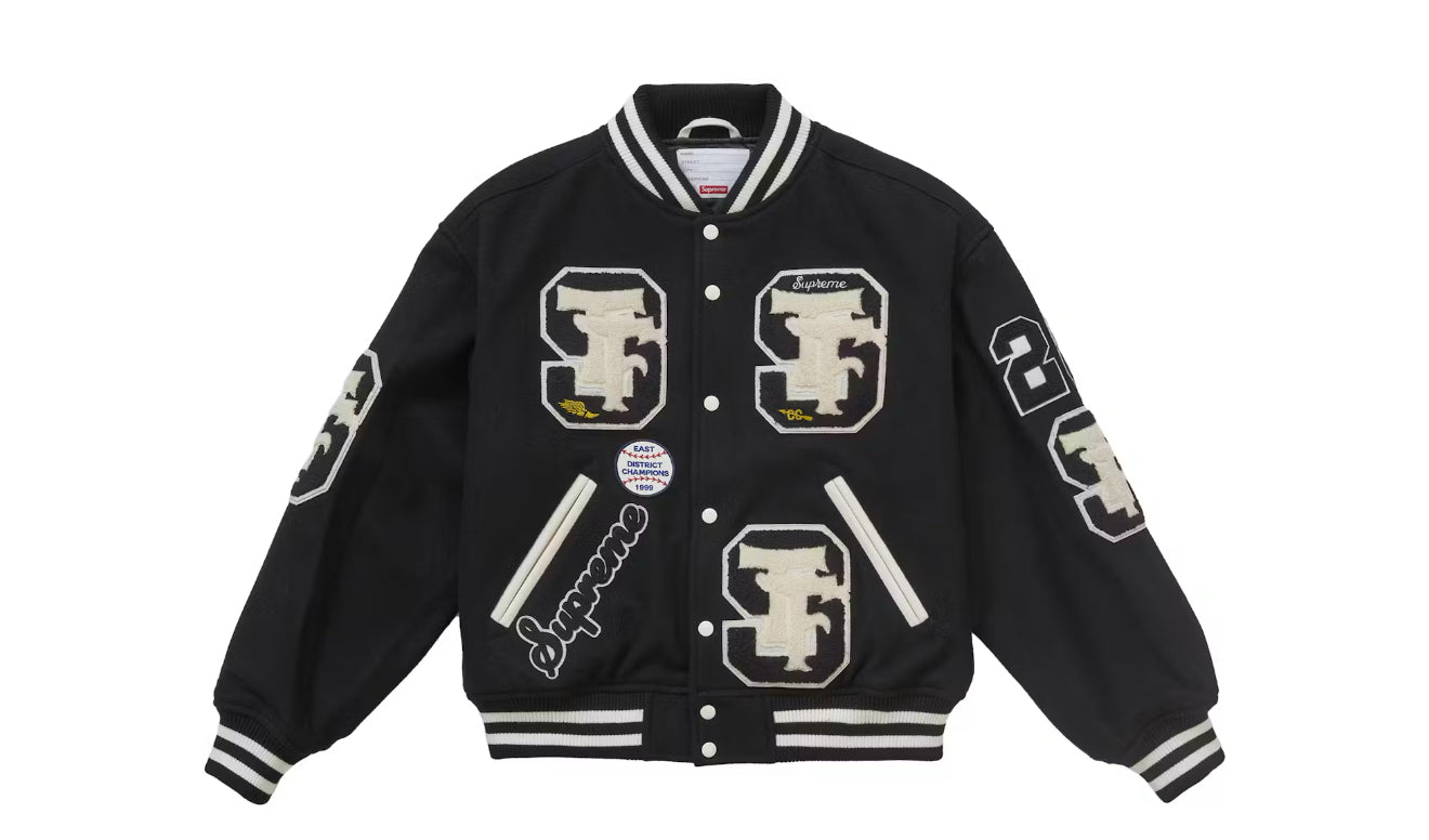 Supreme Drill Team Varsity Jacket Black