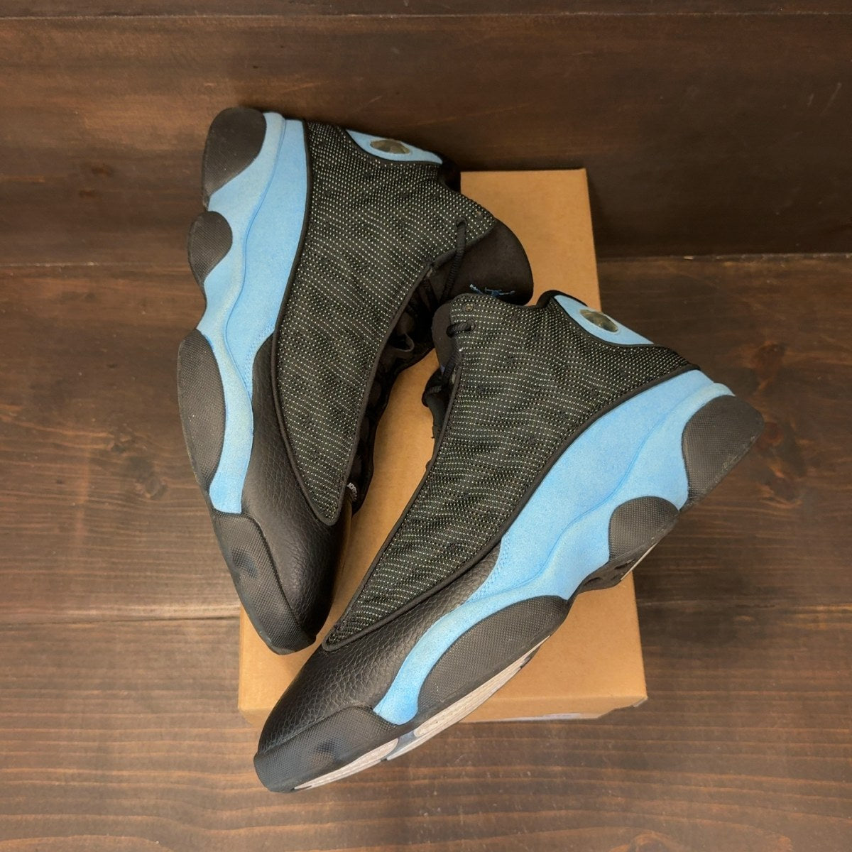 Jordan 13 Retro Black University Blue Size 14 (Pre-Owned) - Image 2