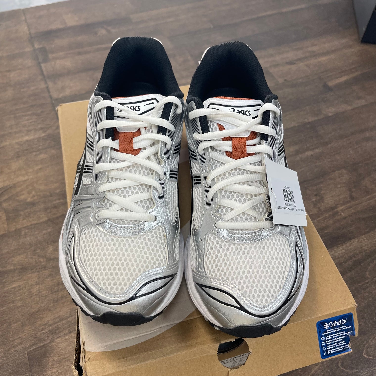 White Piquant Orange Asics Gel Kayano 14 (USED)