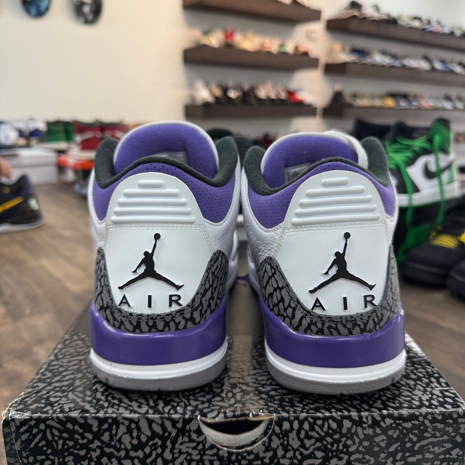 Dark Iris Jordan 3 Retro (USED)