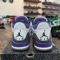 Dark Iris Jordan 3 Retro (USED)