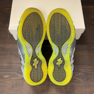 Nike Air Foamposite One Silver Volt Camo Size 13 (Pre-Owned)