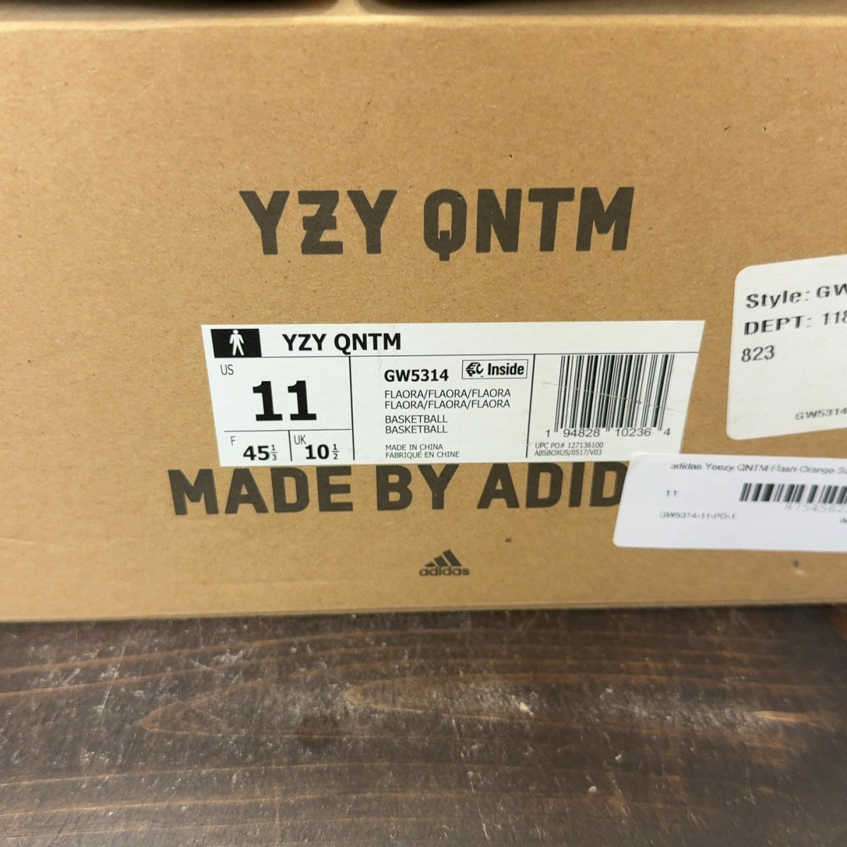 adidas Yeezy QNTM Flash Orange - Image 6