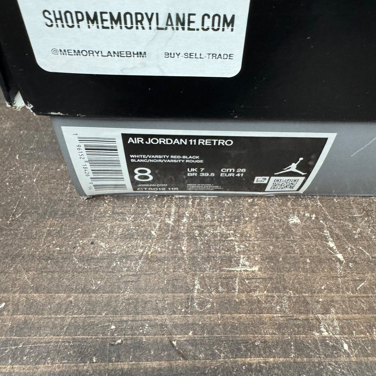 Jordan 11 Retro Cherry (2022) Size 8 (Pre-Owned) - aux