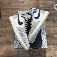 White Cement Jordan 1 High OG (USED)