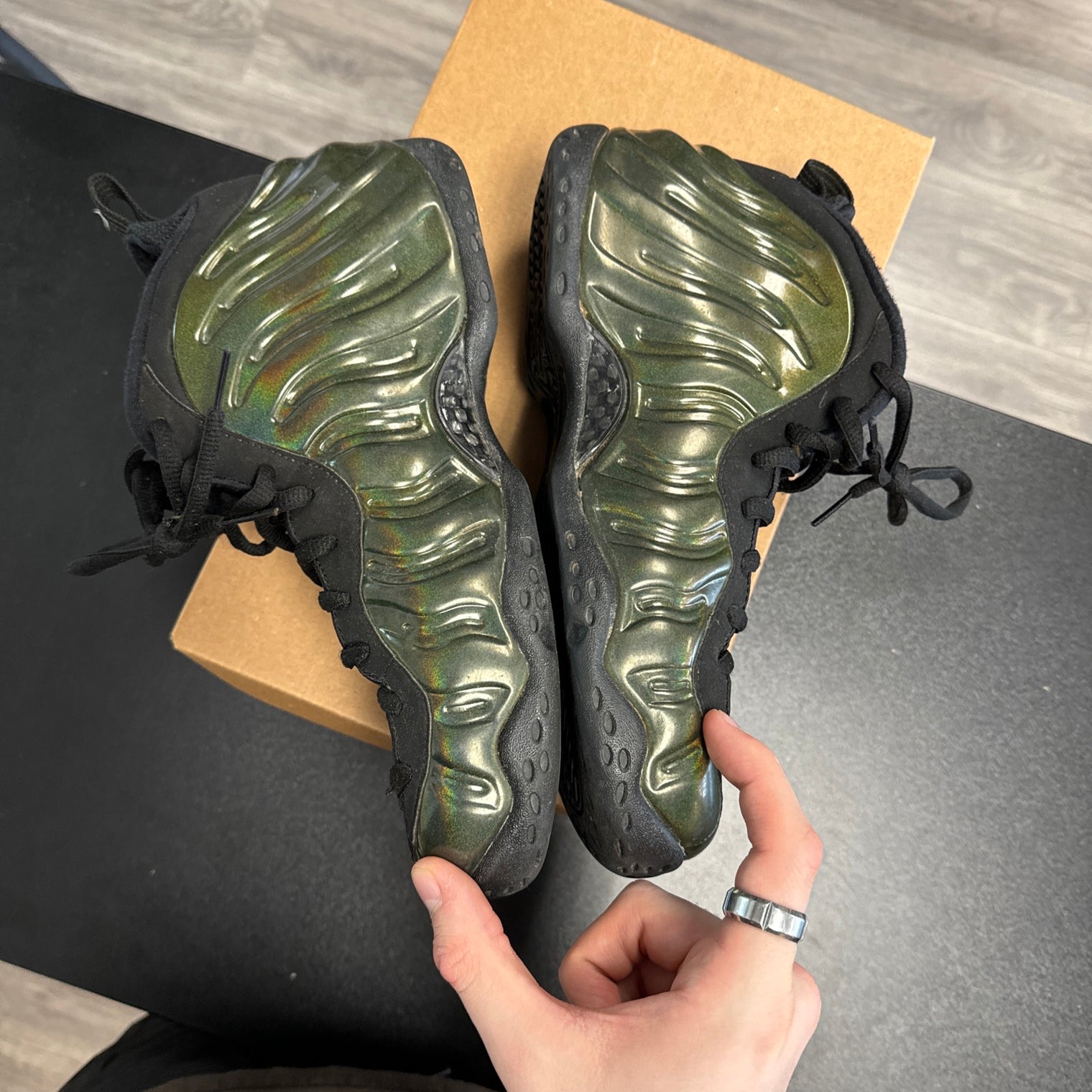 Legion Green Foamposite (USED, no box)