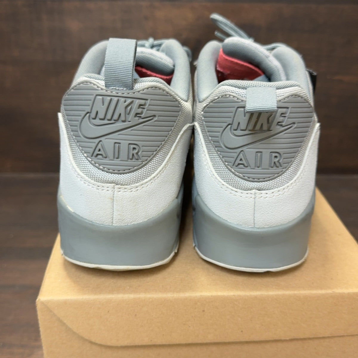Nike Air Max 90 Surplus Wolf Grey Pink Salt Size 12 (Pre-Owned) - Image 5