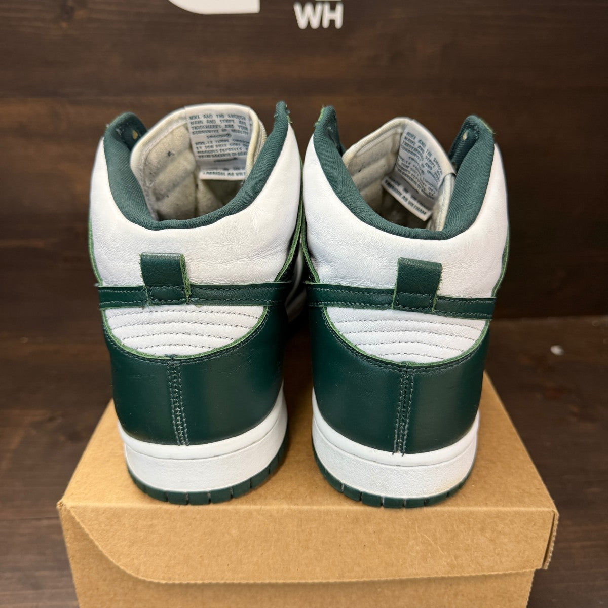 Nike Dunk High Spartan Green Size 11.5 (Pre-Owned) - Image 4