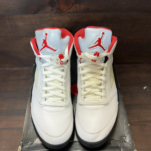 Jordan 5 Retro Fire Red Silver Tongue (2020) - Image 3