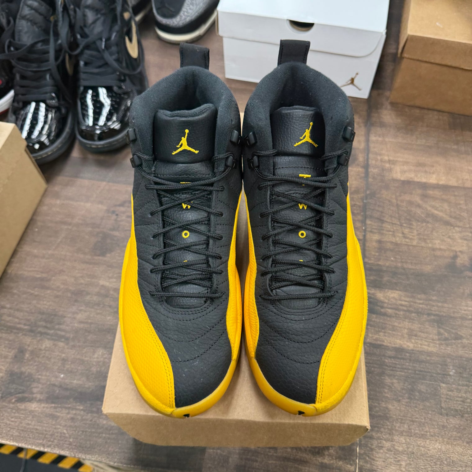 University Gold Jordan 12 Retro (USED, No Box)