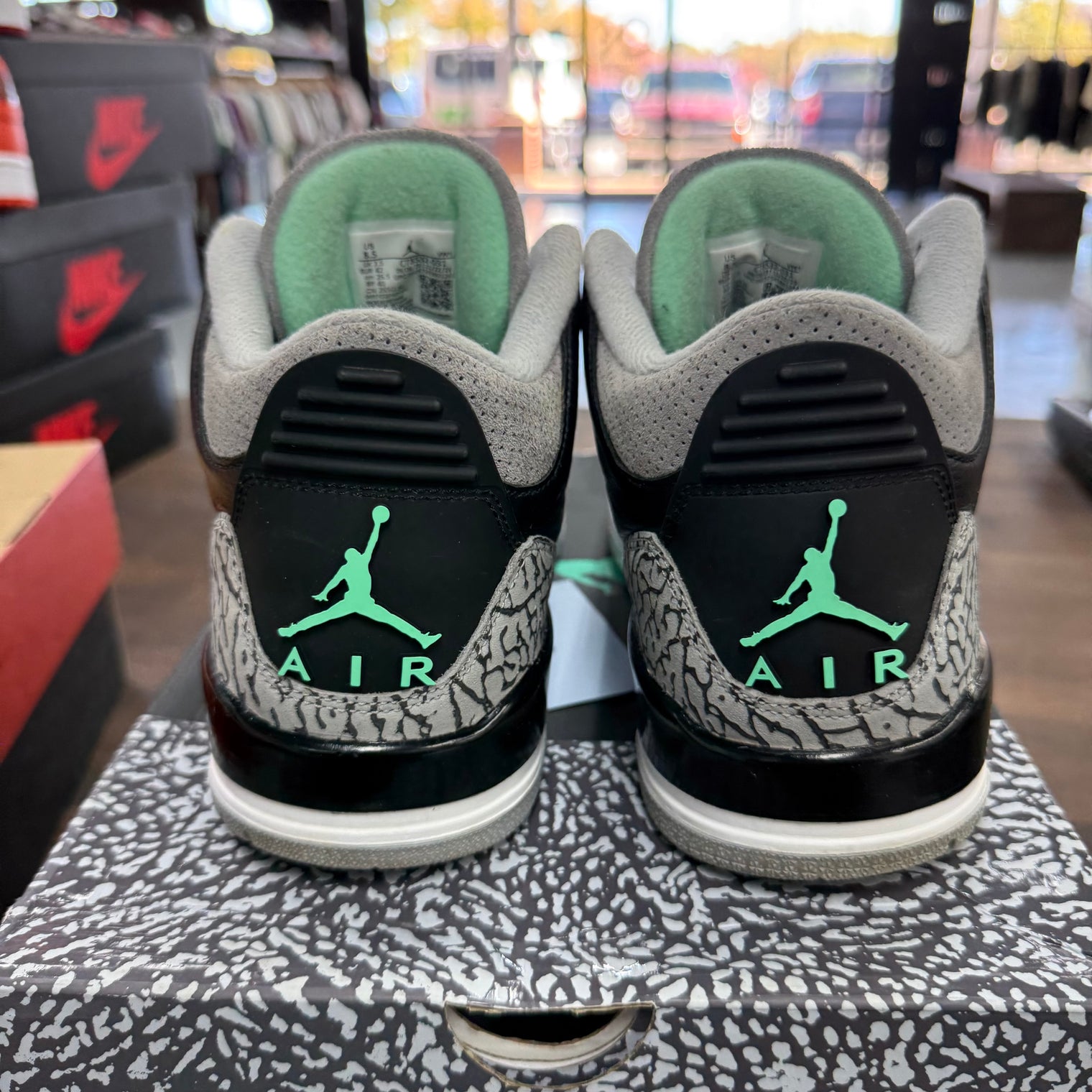 Green Glow Jordan 3 Retro (USED)