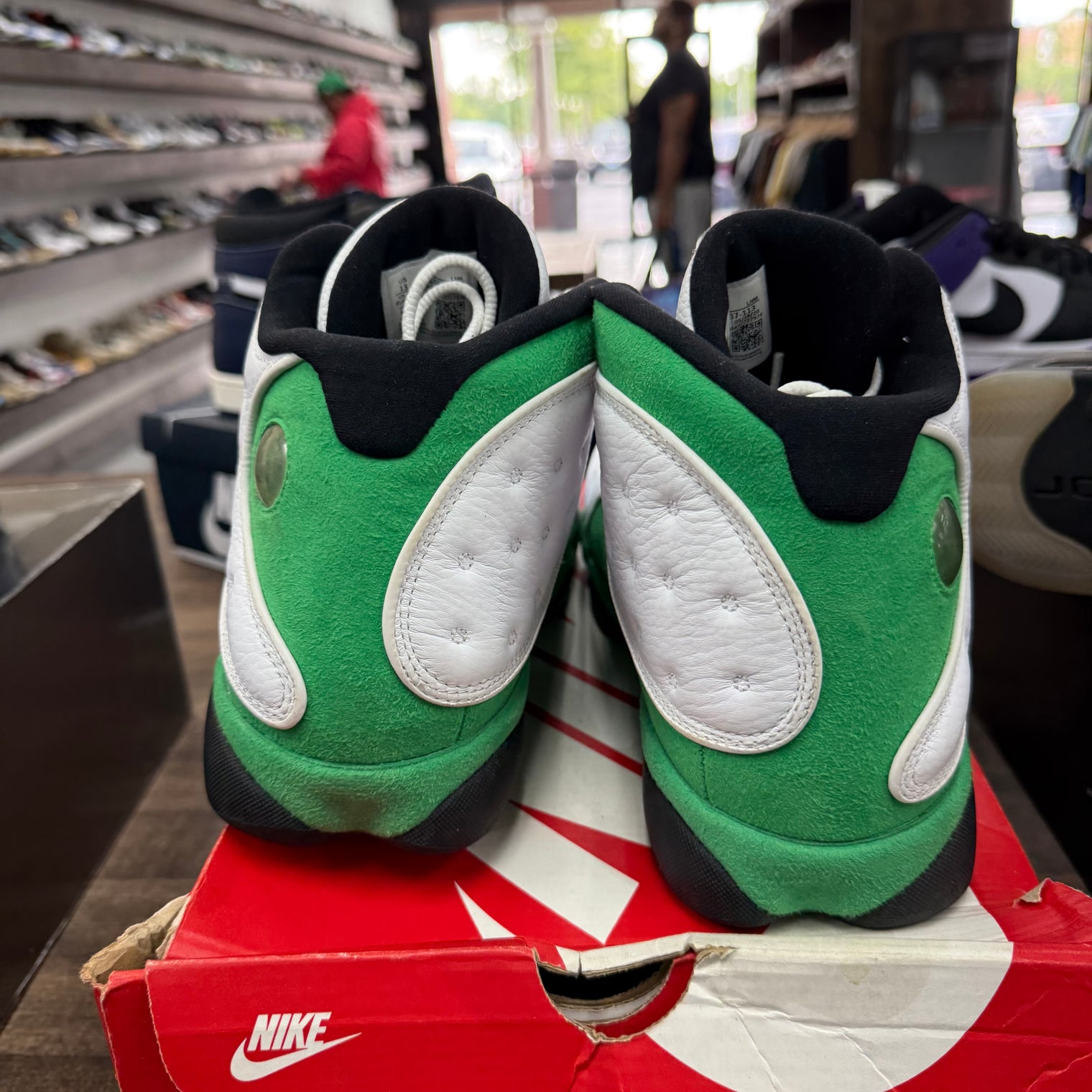 Lucky Green Jordan 13 Retro (USED,Replacement Box)