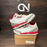 Jordan 3 Retro Cardinal (GS) Size 7Y (Pre-Owned) - Image 1