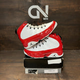 Jordan 9 Retro White Gym Red Size 8 - Image 1