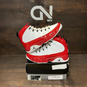Jordan 9 Retro White Gym Red Size 8 - Image 1