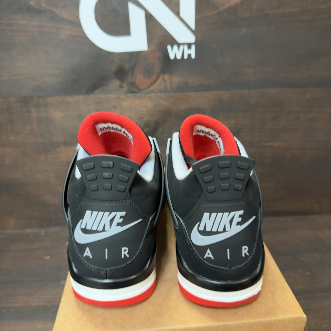 Jordan 4 Retro Bred (2019) Size 11 (Pre-Owned) - Image 4