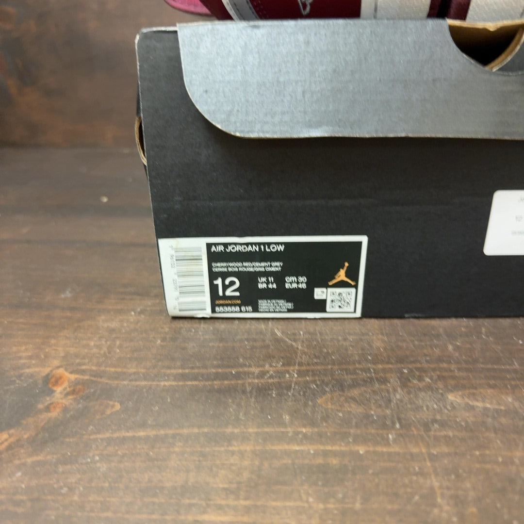 Jordan 1 Low White Bordeaux - Image 8