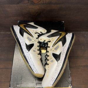 Nike LeBron X Elite+ White Gold - Image 2