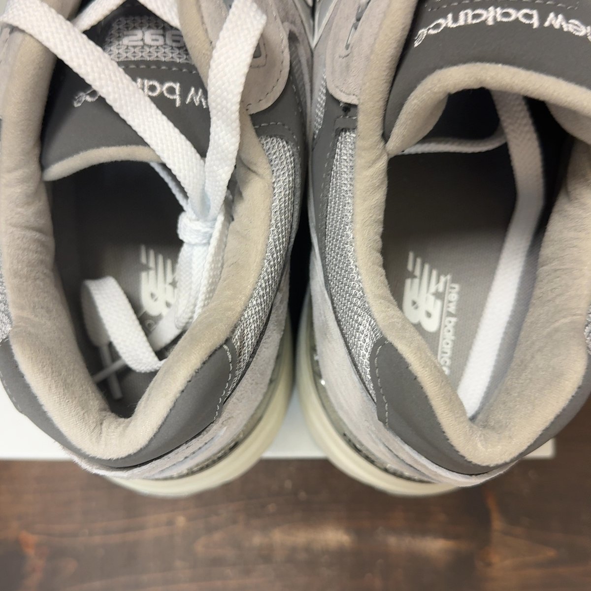 New Balance 992 MiUSA Grey Silver Metallic Size 13 (Pre-Owned) - aux
