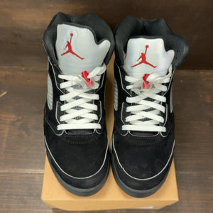 Jordan 5 Retro OG Black Metallic Reimagined Size 10.5 (Pre-Owned) - tag