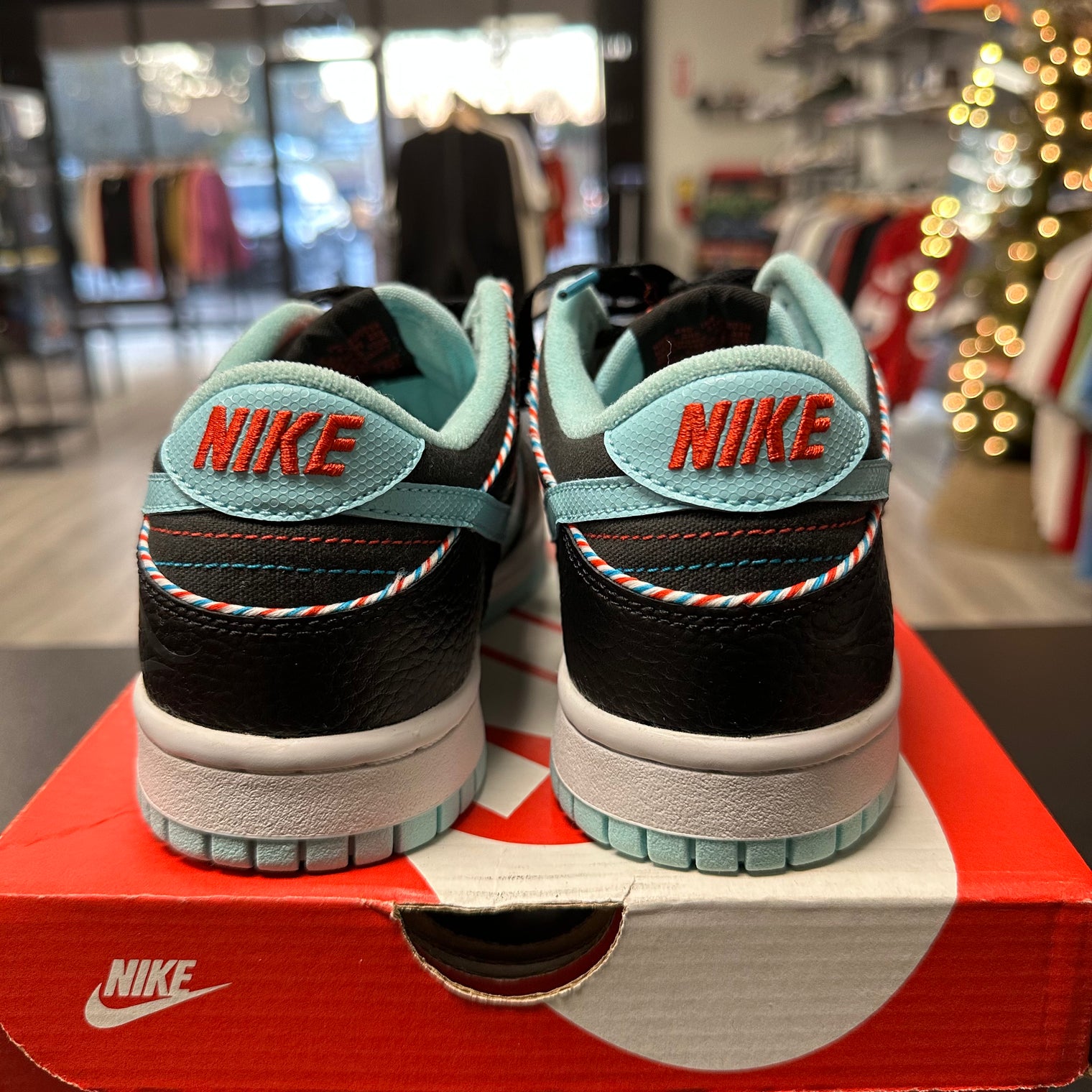 GS Nike Dunk Low Barbershop Black (Used)