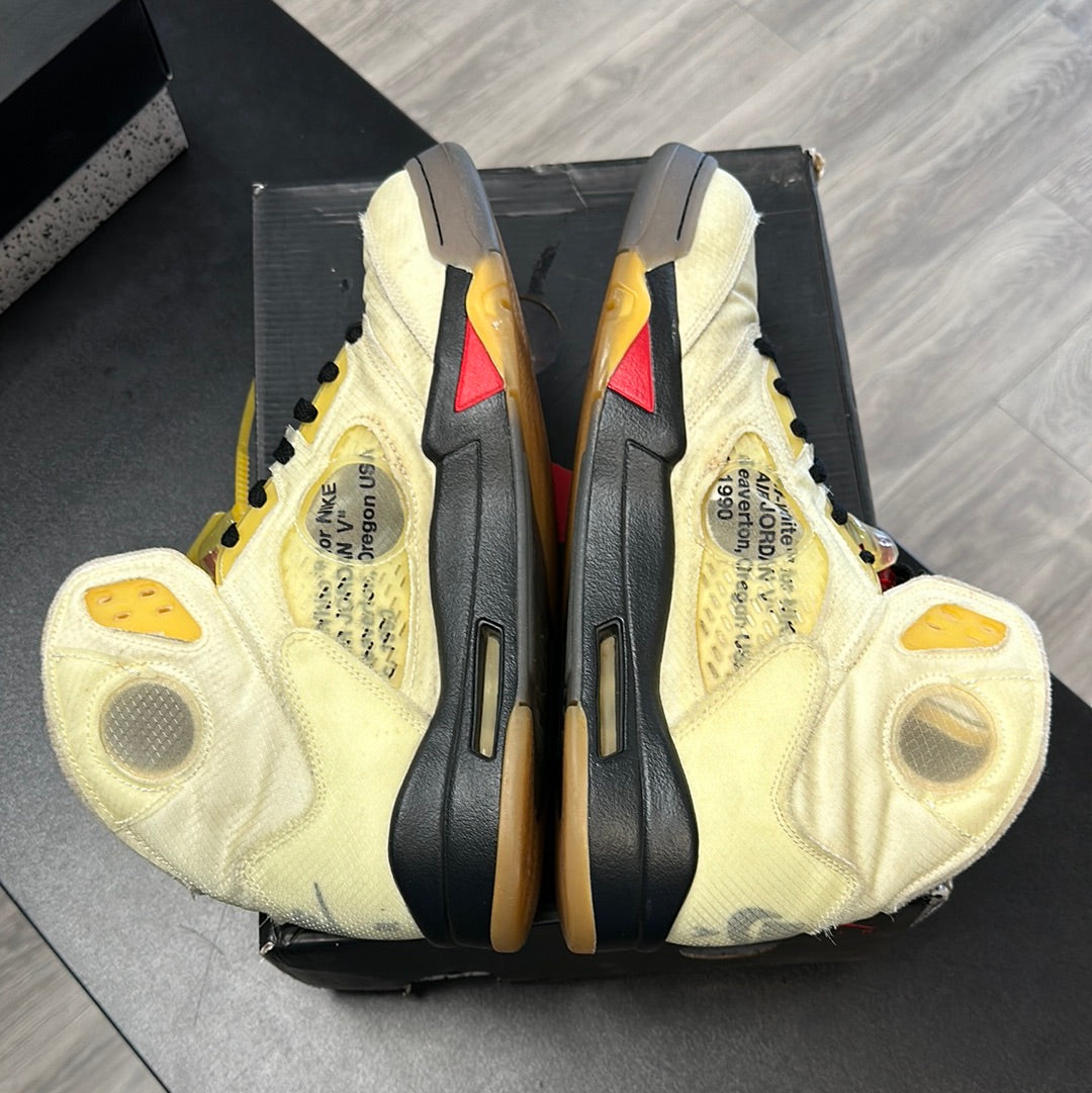 Off-White Jordan 5 Sail (USED)