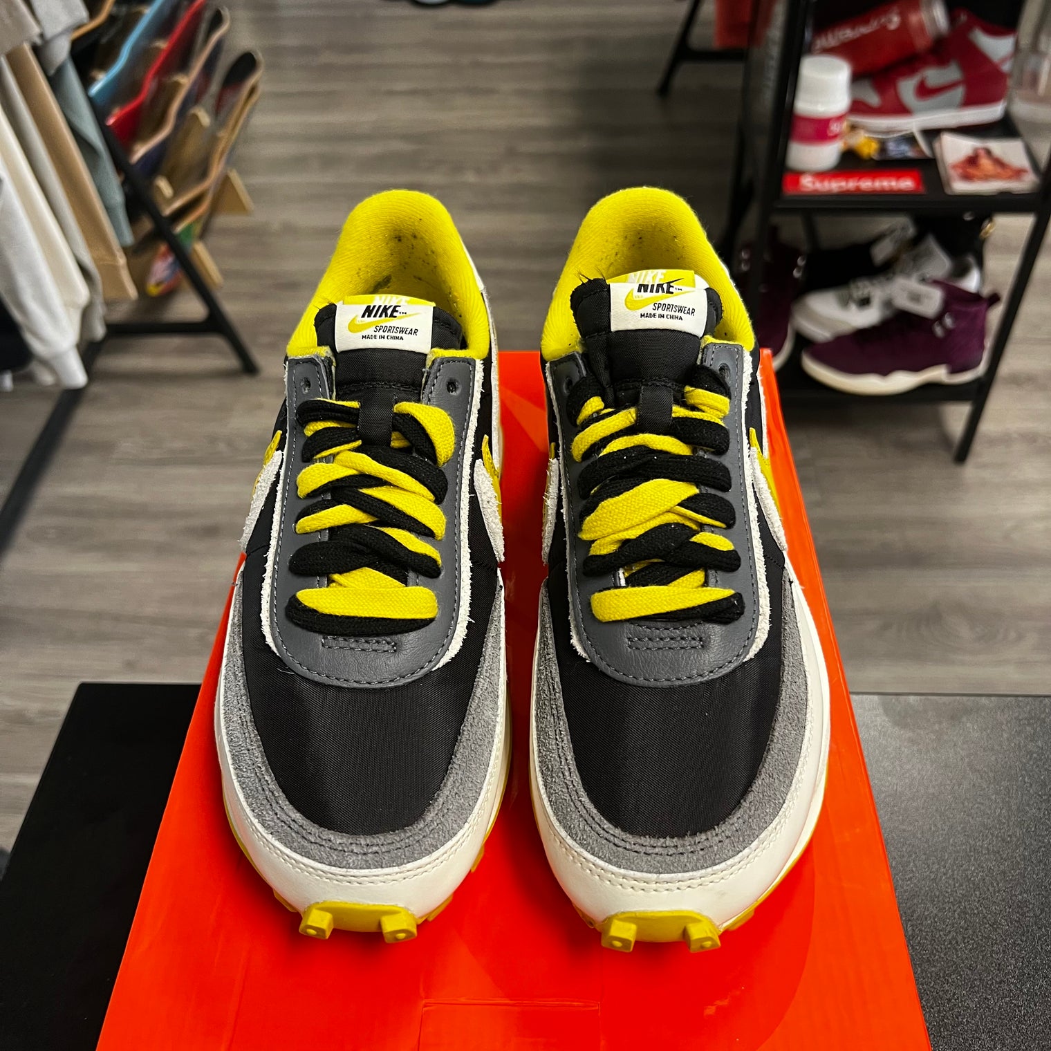 Nike LD Waffle Sacai Undercover Black Bright Citron (USED)