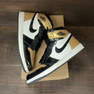 Jordan 1 Retro High NRG Patent Gold Toe Size 12 (Pre-Owned) - Image 2