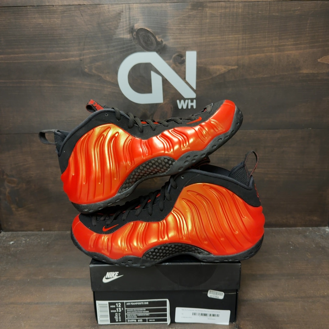 Nike Air Foamposite One Habanero Red - Image 1